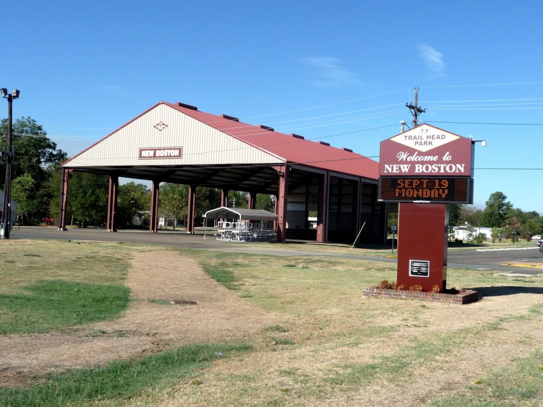 The full trail runs from farmersville all the way to new boston. Seniors Walking Across America Day 234 Wright Patman Lake Maud New Boston Clarksville Texas