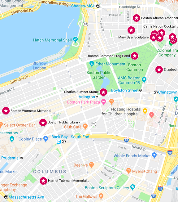 Boston attractions map is one of the essentials you must have on your visit to boston city. She The People Boston Walking Tour Jen Deaderick